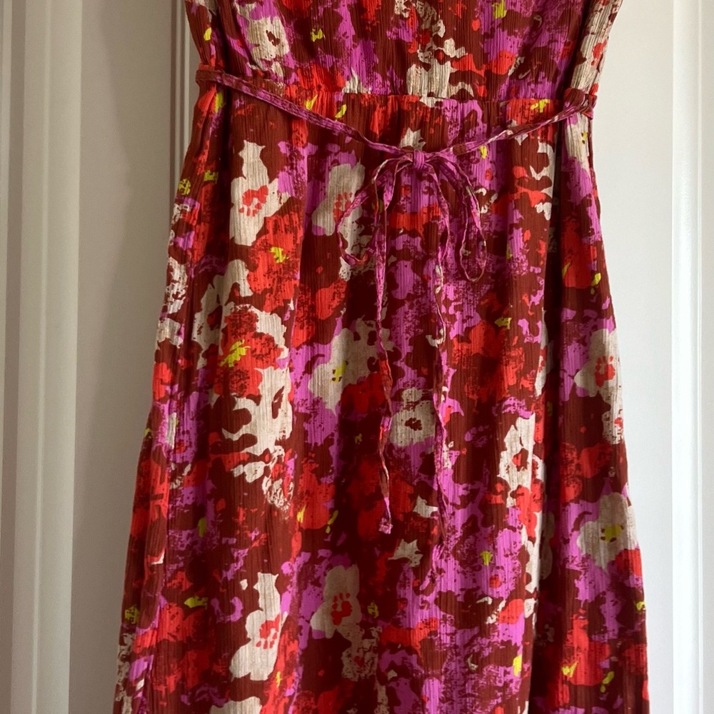 NWT Eddie Bauer Women's Floral Dress Sz 4 - Picture 7 of 14
